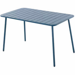 Caratteristiche tecniche Numero di posti: 4/6 Tipo di tavolo da giardino: Pranzo Colore principale: Blu Forma del tavolo: Ret ...