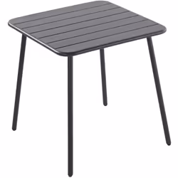 Caratteristiche tecniche : Numero di posti: 4/6 Tipo di tavolo da giardino: Pranzo Colore principale: Grigio scuro Forma del ...