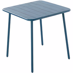 Caratteristiche tecniche : Numero di posti: 4/6 Tipo di tavolo da giardino: Pranzo Colore principale: Blu Forma del tavolo: R ...