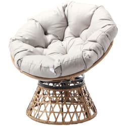 Concept-usine - Poltrona effetto rattan con cuscino papasan
