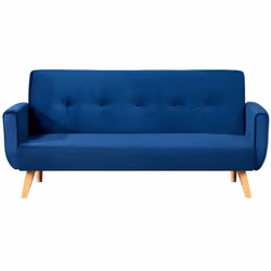 Offri uno spazio dal look moderno con il Malmo, divano scandinavo convertibile in velluto blu notte. Questo divano scandinavo ...