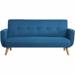 Offri uno spazio dal look moderno con il Malmo, divano scandinavo convertibile in velluto blu notte. Questo divano scandinavo ...