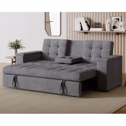 Scopri il divano Noho in velluto a coste beige che si adatterà perfettamente ai tuoi interni. Componibile in base ai propri d ...