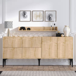 Set di credenza e mensole a muro assen