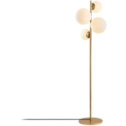 Lampada da terra vintage in oro - 4 luci candice