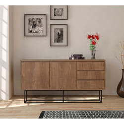 Buffet de madera 2 puertas y 3 cajones 140 cm sabinov