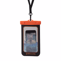 SEAWAG B5X, Custodia con laccetto per polso, Nero, Arancione