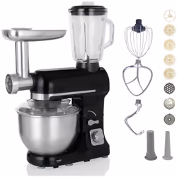 Il robot da cucina Robby ROBIMIX è lo strumento essenziale nella tua cucina. Frusta, impastatrice e mixer, questo robot multi ...