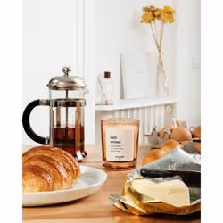 Versatile Paris Café Crème candela di cera Cilindro Bianco 1 pz