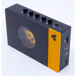 WE ARE REWIND 415110 lettore e registratore cassette Lettore portatile di cassette 1 console Nero, Giallo - Vista aggiuntiva 2