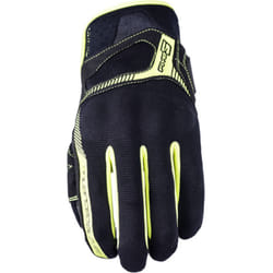 Five RS3 Guanti da moto, nero-giallo, dimensione L per uomo