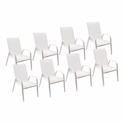 Happy Garden 1225WW-8, Bianco, Adulti, 120 kg, 565 mm, 925 mm, 43 cm