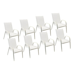 Happy Garden 1225WW-8 sedia da esterno Bianco
