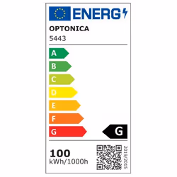 OPTONICA LED FL100-A1, IP66, 6000 K, 8000 lm, 150°, 100 W, 95 - 265 V