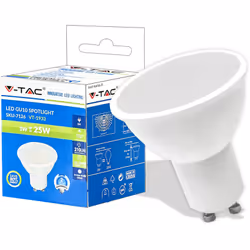 V-TAC Faretto LED Attacco GU5.3(MR16) da 3W Copertura Trasparente Bianco Freddo