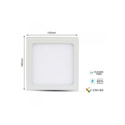 V-TAC VT-1205SQ Lampadina a risparmio energetico Bianco caldo 3000 K 12 W G