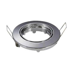 V-tac - Portafaretto incasso alluminio rotondo regolabile GU10 VT-779RD sku 3589 cromato