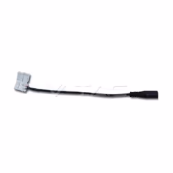 Connettore alimentazione flessibile DC femmina per striscia LED SMD3528 Mod. 3507 3507 consente di collegare la striscia led  ...
