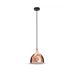 V-tac - VT-8220 Lampadario led a goccia portalampada E27 in metallo colore oro rosa Oro Rosa a specchio d:230mm sku 3715