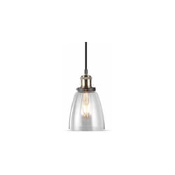 V-tac VT-7140 Lampadario portalampada pendente E27 in vetro e metallo Ф140mm - sku 3735