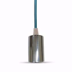 V-TAC 3783, 1 lampadina(e), E27, Acciaio inox