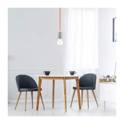 VT-7338 Lampadario a sospensione 1MT E27 in metallo con cavo colorato arancione Ф39mm IP20 - sku 3788 - V-tac