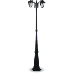 V-tac - VT-739 Lampione led con Portalampada E27 (Max 260W) Colore Nero h: 199cm IP44 - sku 7062