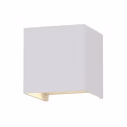 V-TAC VT-759, Illuminazione da parete da esterno, Bianco, Alluminio, IP65, Entrata, Garage, Giardino, Cortile, Bianco
