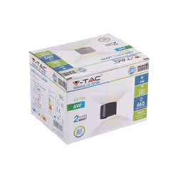 V-TAC VT-756 Illuminazione da parete da esterno E27 LED F