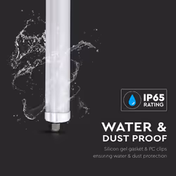 V-TAC VT-1574 Plafoniera LED Impermeabile 48W G-Series 150cm 6400K IP65 SKU 6286 - Vista aggiuntiva 4