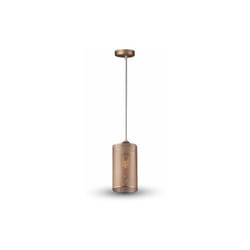Lampadario Portalampada 1MT E27 Ф130mm - Metallo traforato - Mod VT-7132