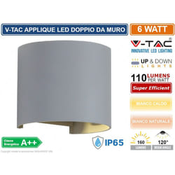 V-TAC VT-756 Illuminazione da parete da esterno E27 LED F