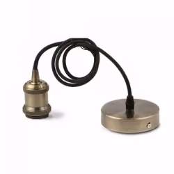 V-TAC VT-7555, 1 lampadina(e), E27, IP20, Bronzo