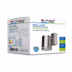 Raccordi in vetro a parete GU10 Acciaio Body 1 Way IP44