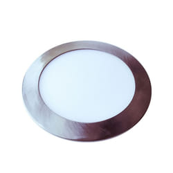 Nickel in raso leggero con pannello sottile a LED da 24 W Round 4000K