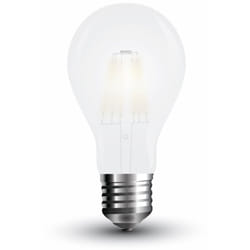 VT-1935 Lampadina led E27 6W A60 Filamento Satinato Bianco caldo - 2700K - V-tac