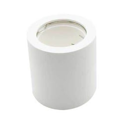 V-tac - VT-727RD Portafaretto led da soffitto rotondo in gesso bianco montaggio plafone per lampade GU10 / GU5.3 sku 3665