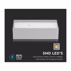 V-TAC VT-8057 Illuminazione da parete da esterno Lampadina/e non sostituibile/i 12 W G