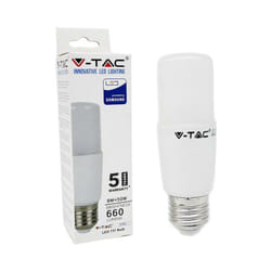 Led lampadina - samsung chip 8W E27 T37 plastica 4000K - Luce naturale