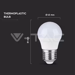 V-TAC VT-2176 lampada LED Bianco 6400 K 5,5 W E27 F - Vista aggiuntiva 4