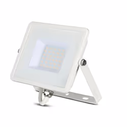 V-TAC LED-FL30-K-SMD-SA, Bianco, IP65, Alluminio, Staffa a U, IK05, CE, EMC, ROHS