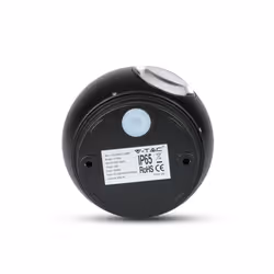 Sku8303 vt-836 - 6w led wall light corpo nero rotondo ip65 3000k