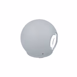 Applique Lampada LED da Muro Palla Sferica 6W 4000K Carcassa Grigia Doppio Fascio Luminoso IP65 SKU-8306 - Vista aggiuntiva 3