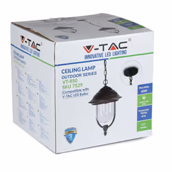 Lampada da giardino con copertura chiara per pc nero