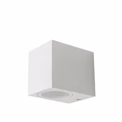 Portalampada da muro V-TAC series wall light da esterno Waterproof IP44, corpo di forma quadrata in alluminio verniciato di c ...