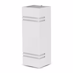 Faretto da esterno Fiting a parete Square White Body 2way IP44