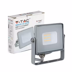10W LED Proiettore SMD SAMSUNG CHIP Corpo Griggio 6400K SKU: 432 : VT: VT-10 Caratteristiche del prodotto .Bianco freddo, nat ...