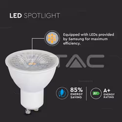 V-TAC VT-247 lampada LED Bianco neutro 4000 K 6,5 W GU10 F - Vista aggiuntiva 4