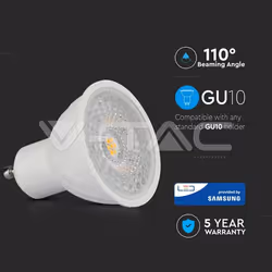 V-TAC VT-247 lampada LED Bianco neutro 4000 K 6,5 W GU10 F - Vista aggiuntiva 5
