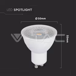 V-TAC VT-247 lampada LED Bianco neutro 4000 K 6,5 W GU10 F - Vista aggiuntiva 6